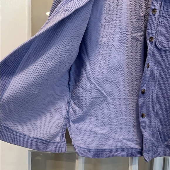 L.L. Bean Purple Corduroy Shirt Jacket - Picture 6 of 10